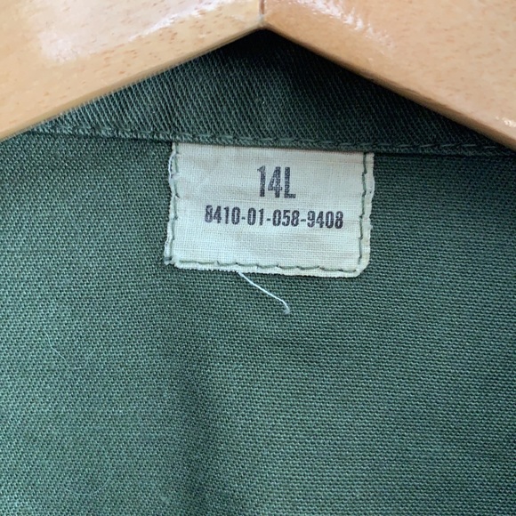 True Vintage Women’s OD Green Uniform Blouse - Picture 5 of 8